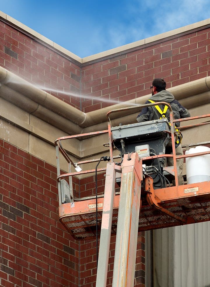 Commercial Pressure Washing roof