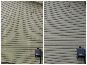 Pressure Washing Siding Before and After - Preventing Stains